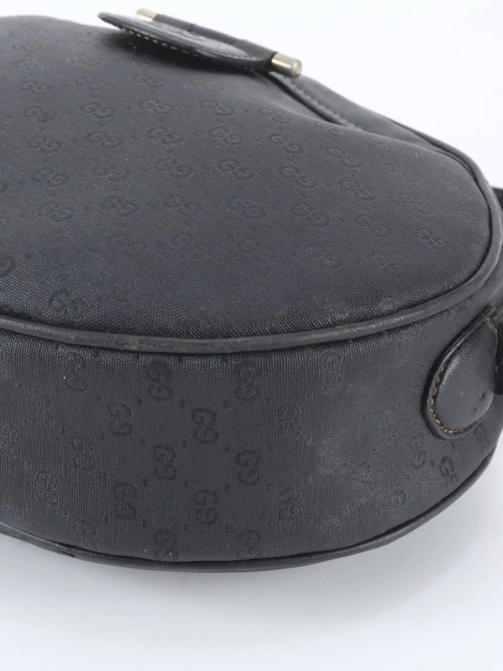 Gucci Micro GG Monogram Oval Shoulder Bag